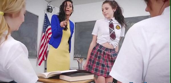  Lesbian teens lick teach